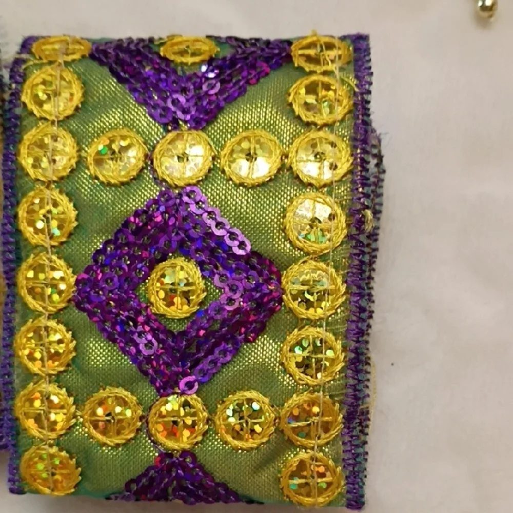 Kids Egyptian Costume with Purple and Gold Accents Size Girls Large 10/12